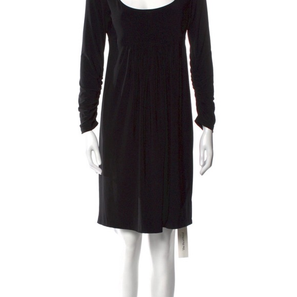Norma Kamali Black Dress Medium - Picture 2 of 3